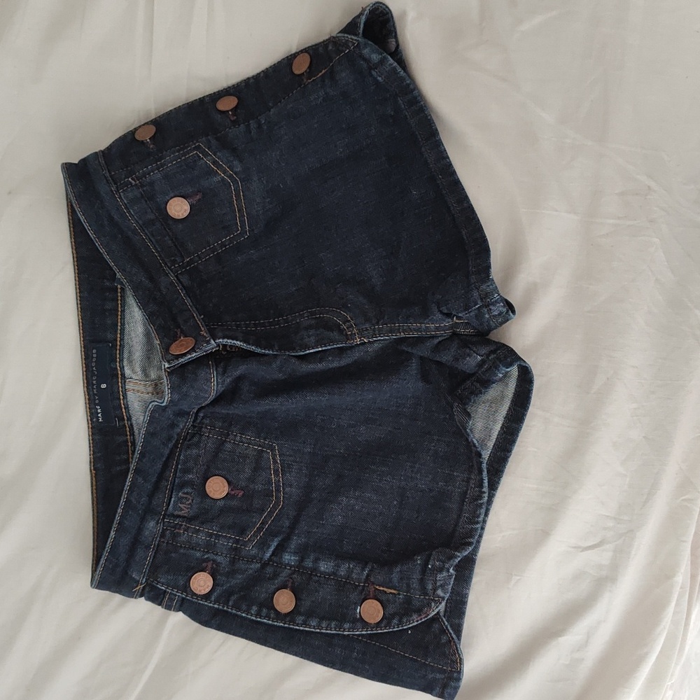 Marc by Marc Jacobs low rise denim shorts.